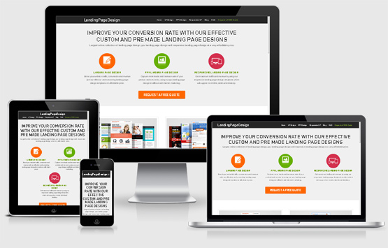 landing page